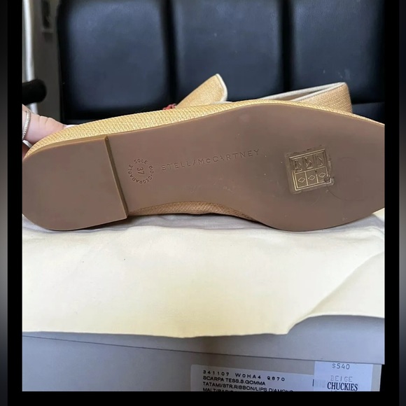 Brand New! Leather Stella McCartney Espadrilles With Stones Size 7 - Picture 2 of 6